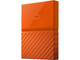 Външни HDD 1TB WD My Passport, в оранжево