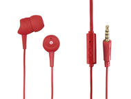 Слушалки Hama "Basic" In-Ear, в червено