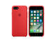 Калъфи Apple iPhone 7 Silicone Case, в червено
