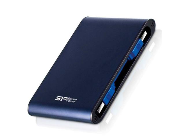 Външни HDD 1TB Silicon Power Armor A80, в синьо