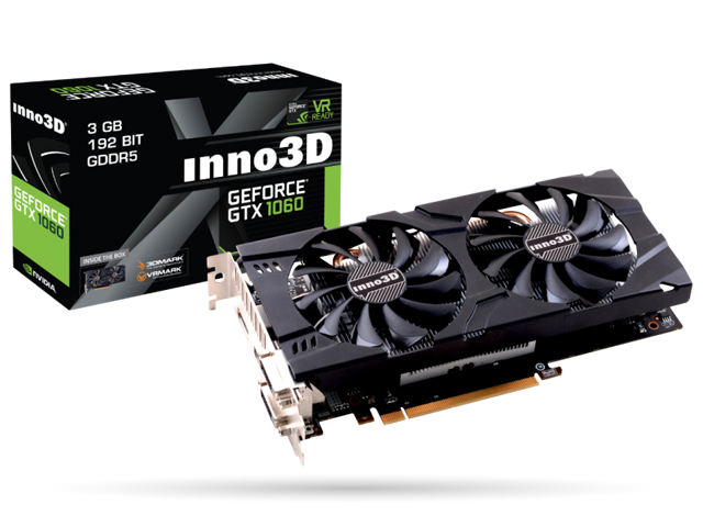 Видео карти Inno3D GeForce GTX 1060 3GB X2