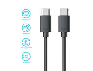 Кабели и Адаптери iLuv USB Type-C кабел, 2 метра