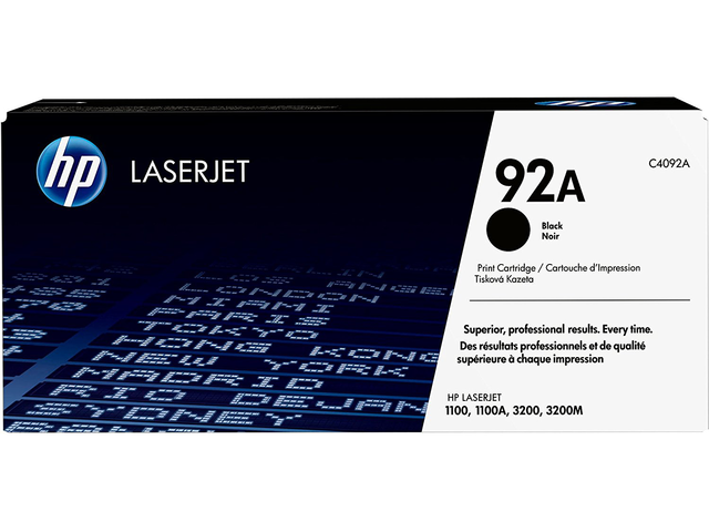 Консумативи Оригинален тонер HP 92A Black LaserJet