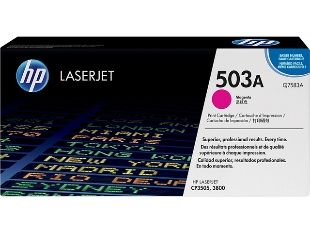 Консумативи Оригинален тонер HP 503A Magenta LaserJet