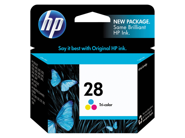Консумативи Оригинален HP 28 Tri-color Inkjet Print Cartridge