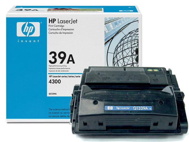Консумативи Оригинален тонер HP 39A Black LaserJet