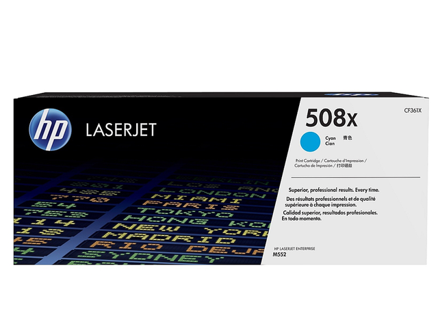Консумативи Оригинален тонер HP 508X High Yield Cyan