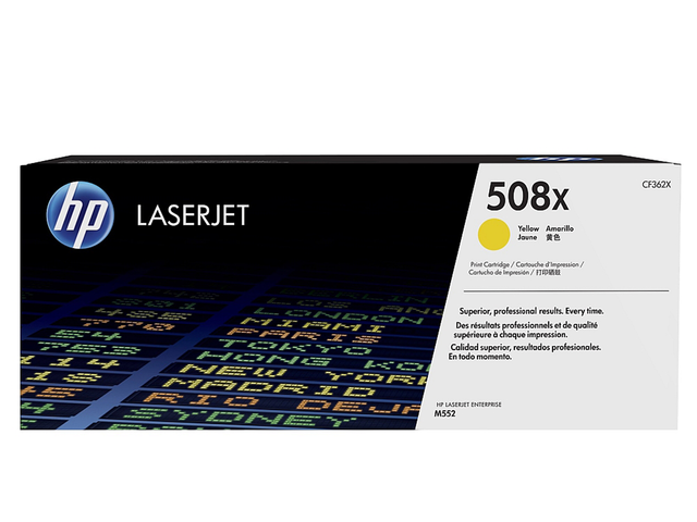 Консумативи Оригинален тонер HP 508X High Yield Yellow 