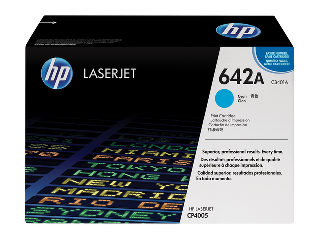 Консумативи Оригинален тонер HP 642A Cyan LaserJet