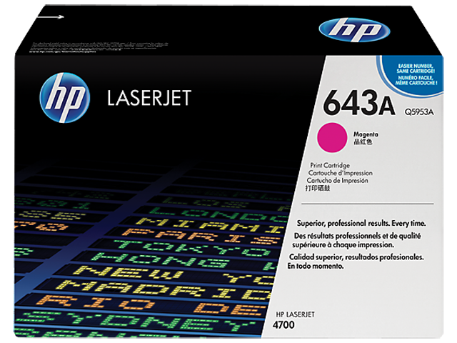 Консумативи Оригинален тонер HP 643A Magenta LaserJet 