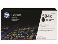 Консумативи Оригинален HP 504X Black Dual Pack LaserJet Toner Cartridges