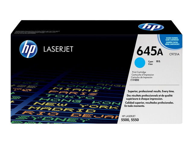 Консумативи Оригинален тонер HP 645A Cyan LaserJet