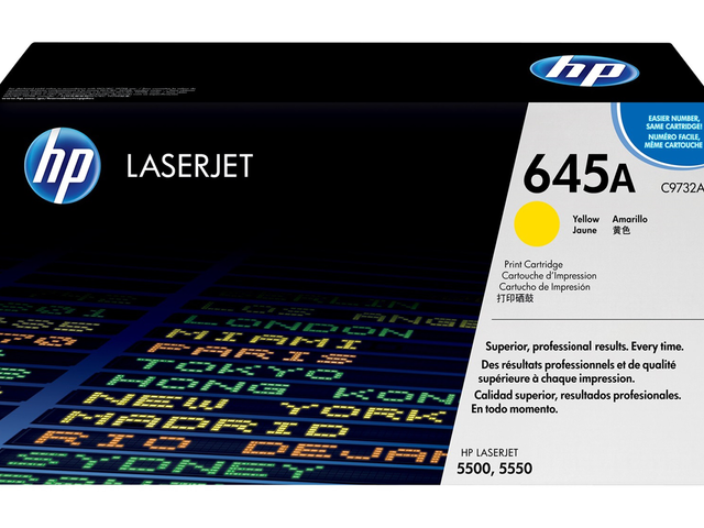 Консумативи Оригинален тонер  HP 645A Yellow LaserJet