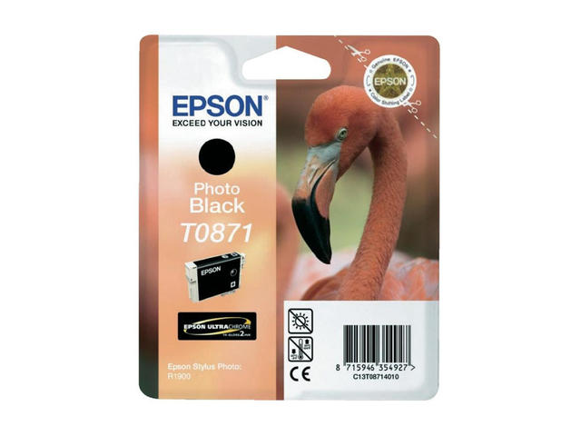 Консумативи Оригинален Epson T0871 Photo Black Ink Cartridge