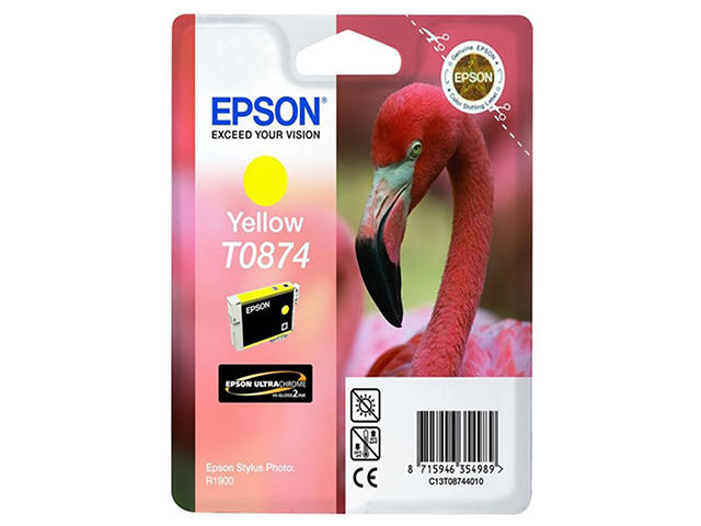 Консумативи Оригинален Epson T0874 Yellow Ink Cartridge