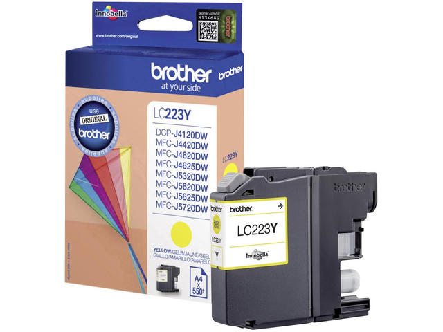 Консумативи Оригинален Brother LC-223 Yellow Ink Cartridge