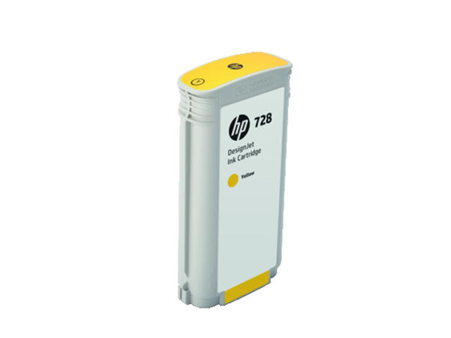 Консумативи Оригинален консуматив HP 728 130-ml Yellow Ink Cartridge