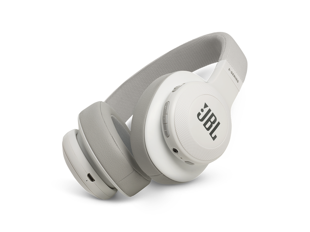 Слушалки JBL E55BT, в бяло