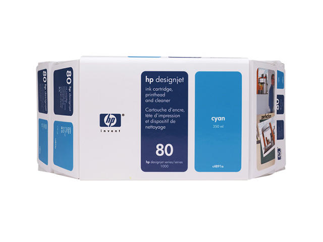 Консумативи Оригинален консуматив HP 80 original ink cartridge cyan