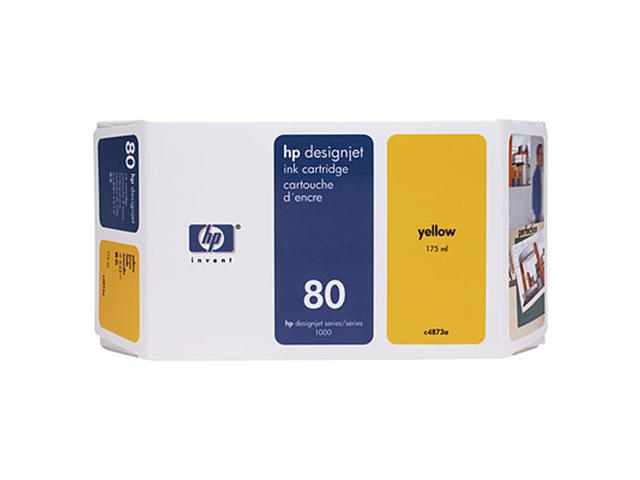 Консумативи Оригинален консуматив HP 80 original ink cartridge yellow