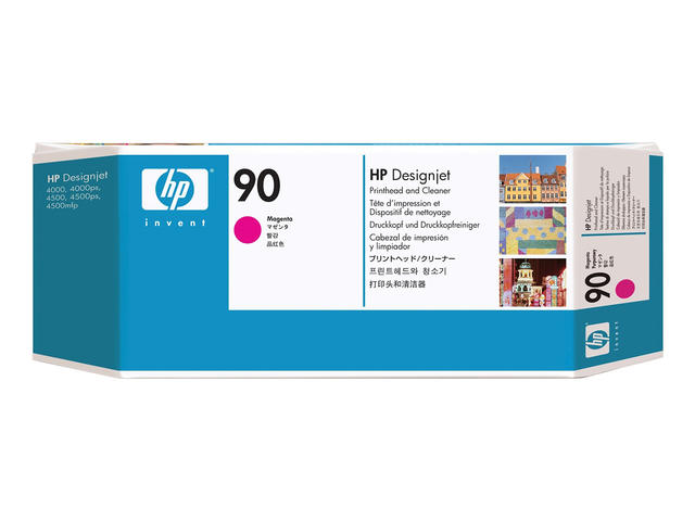 Консумативи Оригинален консуматив HP 90 original printhead incl. cleaner magenta