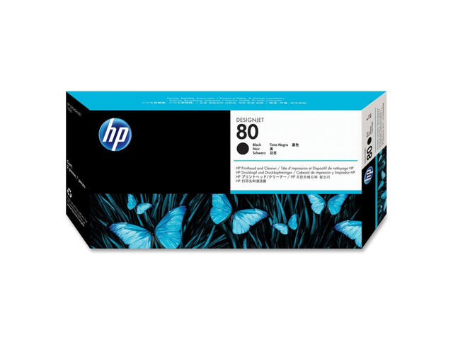 Консумативи Оригинален консуматив HP 80 Black Printhead & Printhead Cleaner