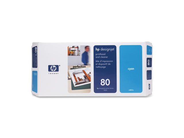 Консумативи Оригинален консуматив HP 80 original printhead cyan