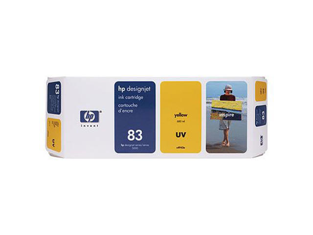 Консумативи Оригинален консуматив HP 83 original UV ink cartridge yellow 