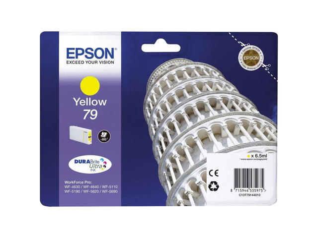 Консумативи Оригинален Epson Singlepack Yellow 79 DURABrite Ultra Ink