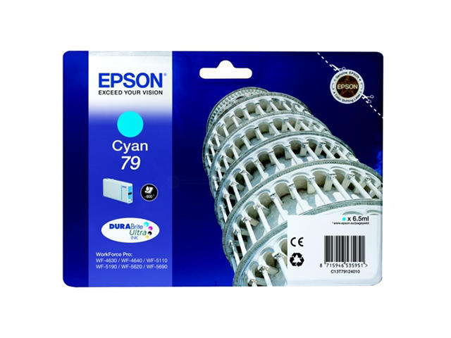 Консумативи Оригинален Epson Singlepack Cyan 79 DURABrite Ultra Ink