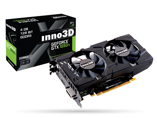 Видео карти Inno3D GeForce GTX 1050 Ti X2