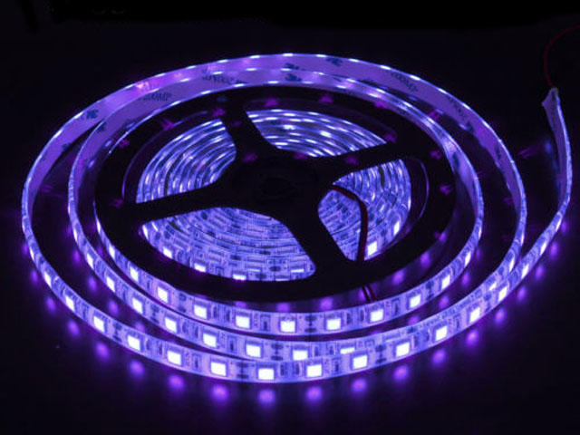 LED осветление ExtremePower UV ЛИЛАВА LED Лента 5 метра SMD3014 24W 