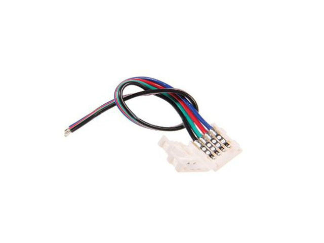 LED осветление Едностранен Конектор с кабел за RGB LED Лента