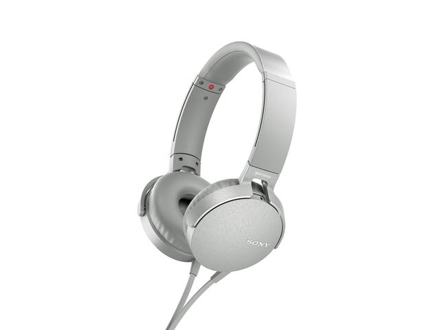 Слушалки Sony MDR-550AP, в бяло