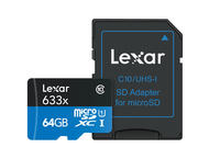Карти памет 64GB microSDXC Lexar High-Performance 633x