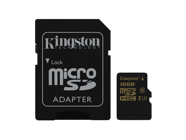 Карти памет 16GB microSDHC Kingston Class U3 UHS-I