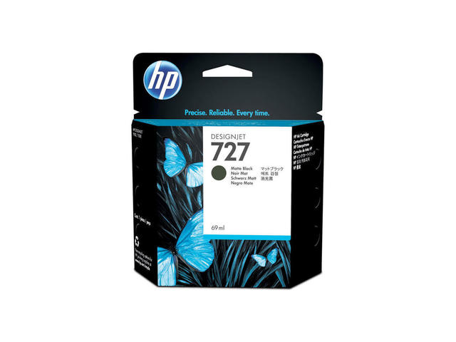 Консумативи Оригинален HP 727 69-ml Matte Black Designjet Ink Cartridge