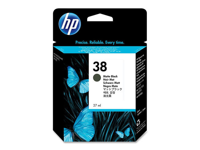 Консумативи Оригинален HP 38 Matte Black Pigment Ink Cartridge