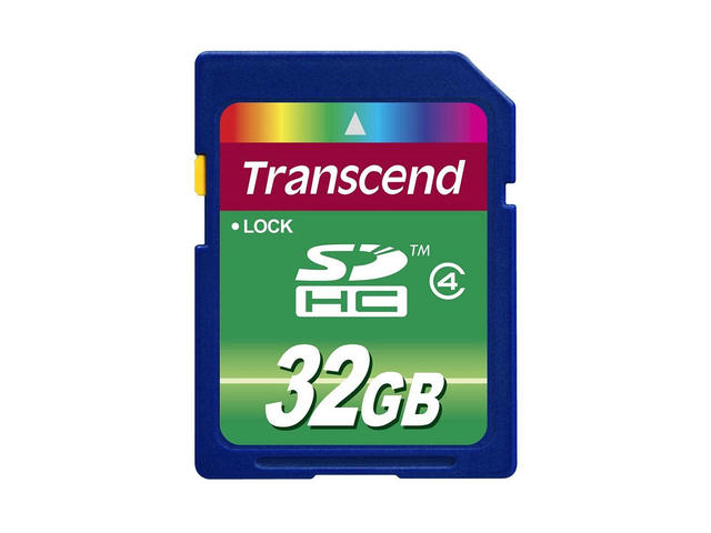 Карти памет 32GB SDHC Transcend Class 4