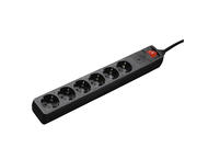 Разклонители Hama 6-Way Power Strip, със защита, 3 метра