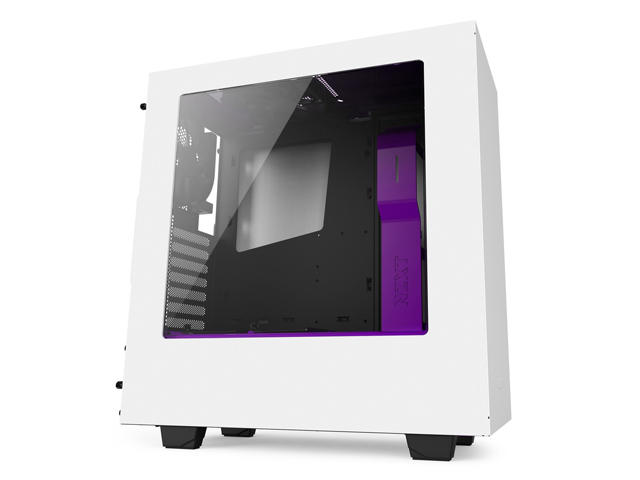 Кутии NZXT Source S340 White/Purple