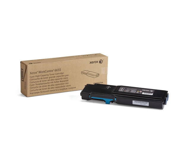 Консумативи Оригинален Xerox WorkCentre 6655 High Capacity Cyan Toner Cartridge 