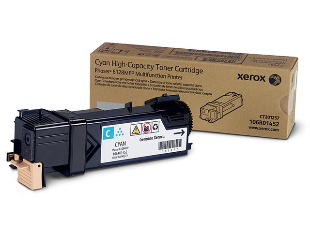 Консумативи Оригинален консуматив Xerox Phaser 6128MFP Toner Cartridge Cyan