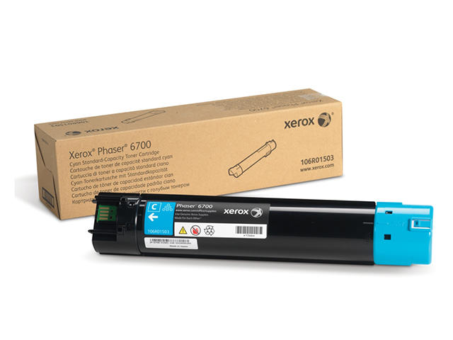 Консумативи Оригинален консуматив Xerox Phaser 6700 Cyan Standard Toner Cartridge