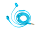 Слушалки TRUST Duga blue