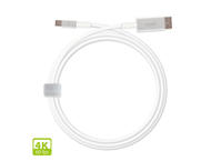 Кабели и Адаптери Moshi Mini DisplayPort to DisplayPort Cable 1.5 метра (4K/60fps) - бял