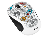 Мишки Logitech M238 Doodle Collection, TECHIE WHITE
