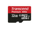 Карти памет 32GB microSDHC Transcend Premium Class 10 400x Adapter