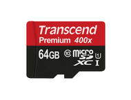 Карти памет 64GB microSDXC Transcend Premium Class 10 400x