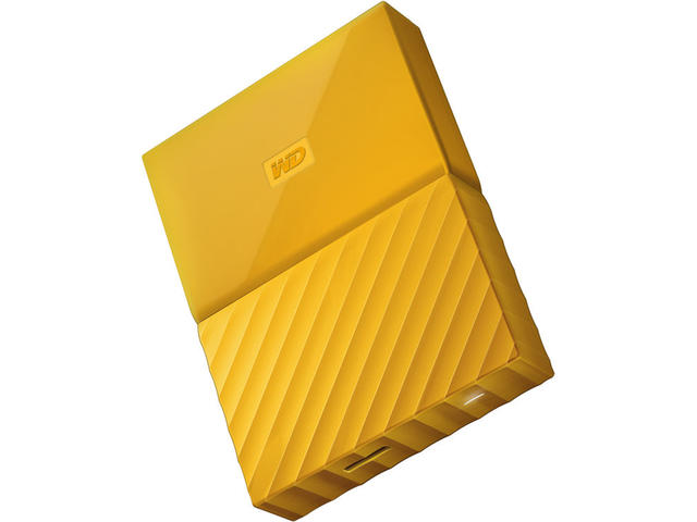 Външни HDD 2TB WD My Passport, в жълто